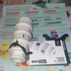 Bark box super chewer leaning tower of treats